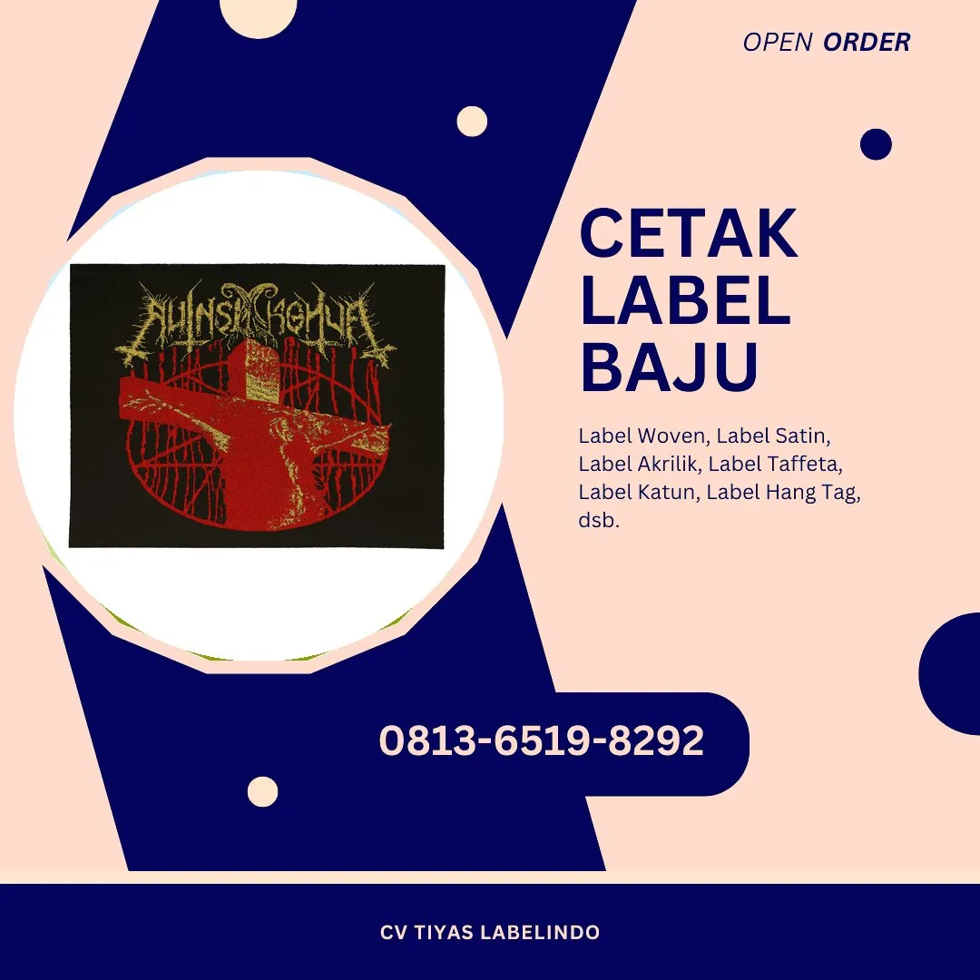 Cetak Label Baju Pariaman, 0813-6519-8292 (WA)