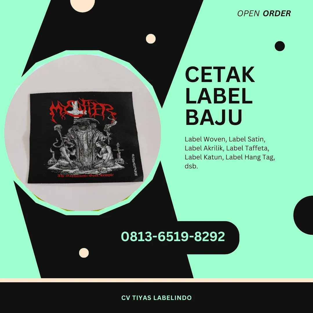 Cetak Label Baju Payakumbuh, 0813-6519-8292 (WA)