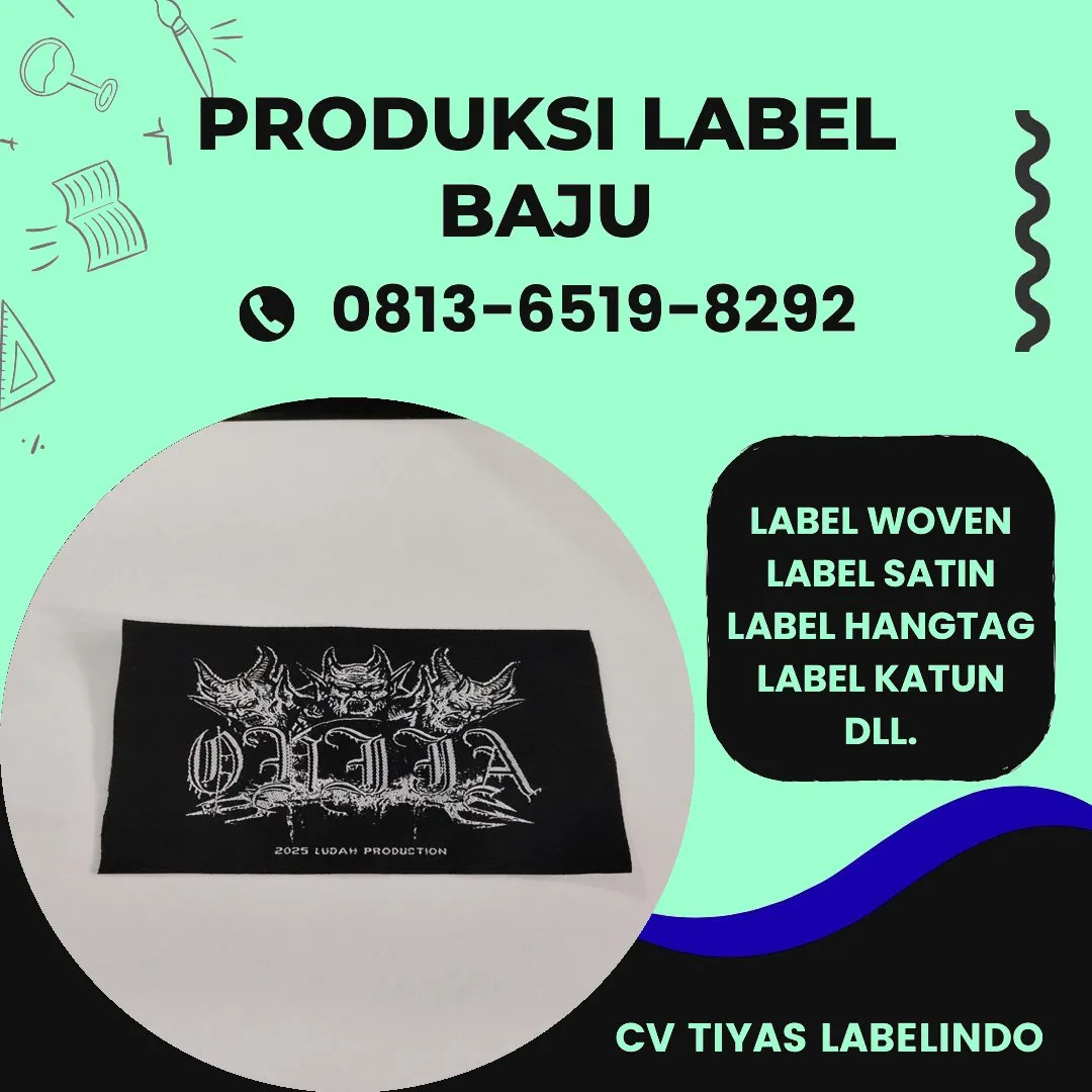 Cetak Label Baju di Banyuasin, Label Woven Banyuasin, Bikin Label Baju Banyuasin, Pembuatan Label Baju Banyuasin, Pesan Label Merk Baju Banyuasin Cetak Label Banyuasin, Label Baju Terdekat Banyuasin