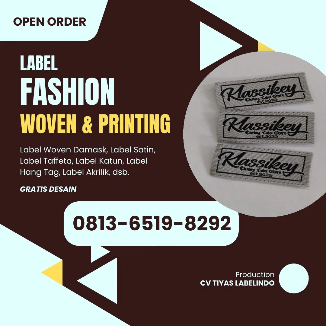Cetak Label Baju di Ogan Komering Ulu, Label Woven Ogan Komering Ulu, Bikin Label Baju Ogan Komering Ulu, Pembuatan Label Baju Ogan Komering Ulu, Pesan Label Merk Baju Ogan Komering Ulu Cetak Label Ogan Komering Ulu, Label Baju Terdekat Ogan Komering Ulu