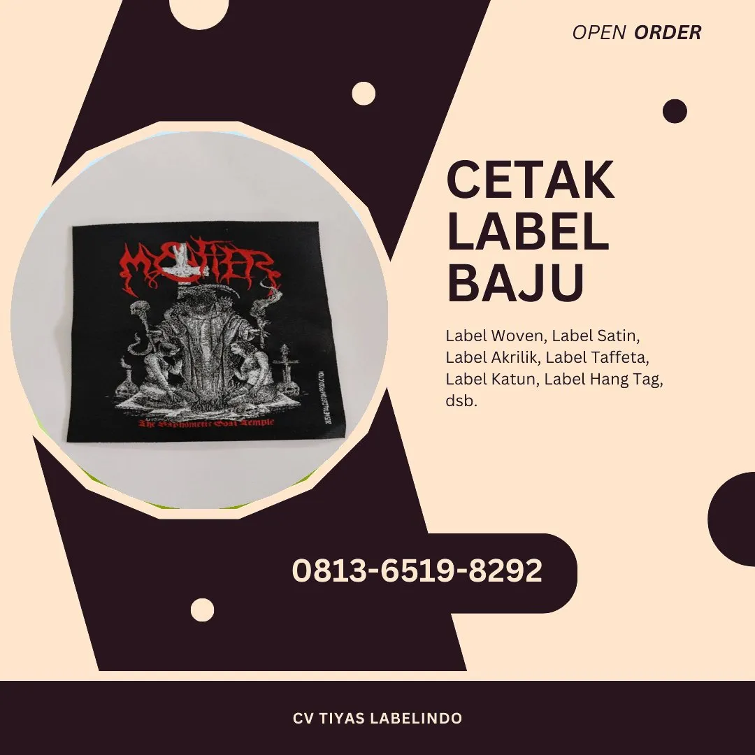 Cetak Label Baju Ogan Komering Ulu Selatan, 0813-6519-8292 (WA)