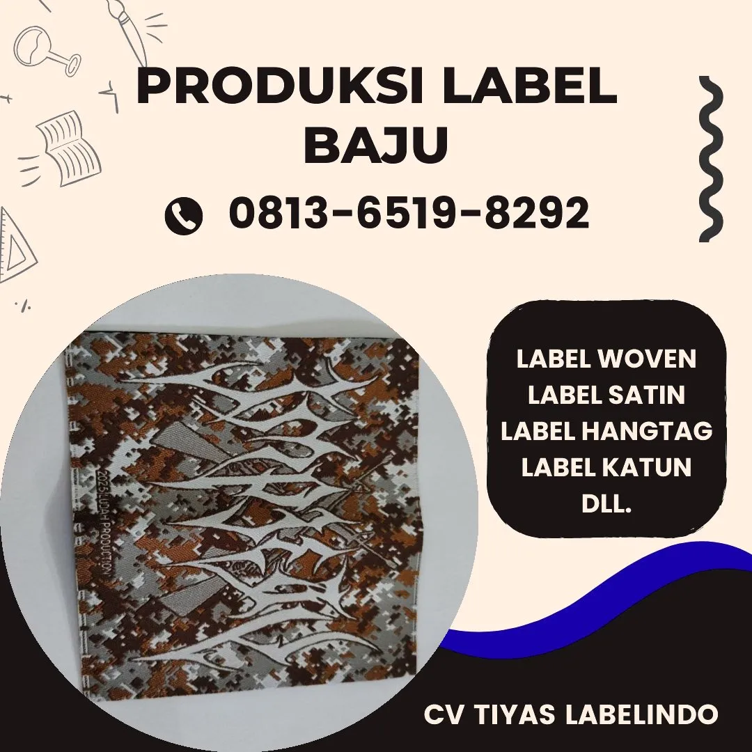 Cetak Label Baju di Prabumulih, Label Woven Prabumulih, Bikin Label Baju Prabumulih, Pembuatan Label Baju Prabumulih, Pesan Label Merk Baju Prabumulih Cetak Label Prabumulih, Label Baju Terdekat Prabumulih