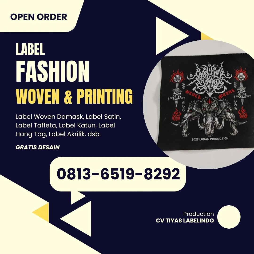 Cetak Label Baju di Asahan, Label Woven Asahan, Bikin Label Baju Asahan, Pembuatan Label Baju Asahan, Pesan Label Merk Baju Asahan Cetak Label Asahan, Label Baju Terdekat Asahan
