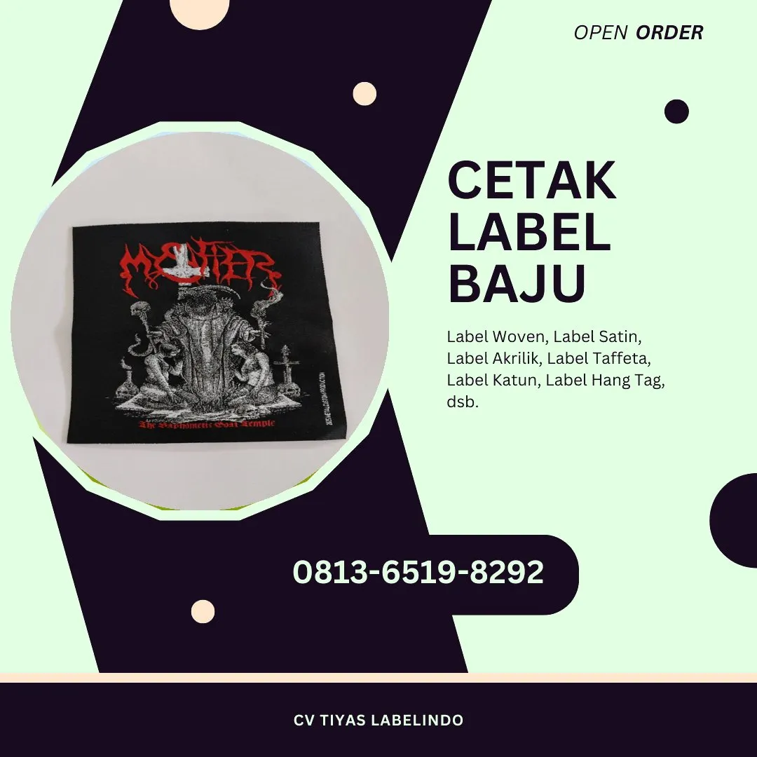 Cetak Label Baju Deli Serdang, 0813-6519-8292 (WA)