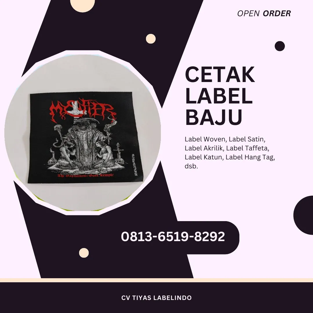 Cetak Label Baju Labuhanbatu, 0813-6519-8292 (WA)