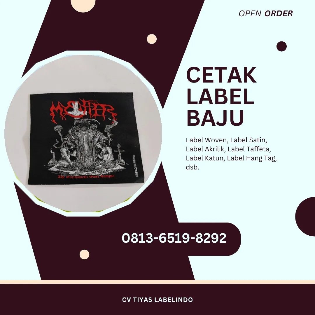Cetak Label Baju Langkat, 0813-6519-8292 (WA)