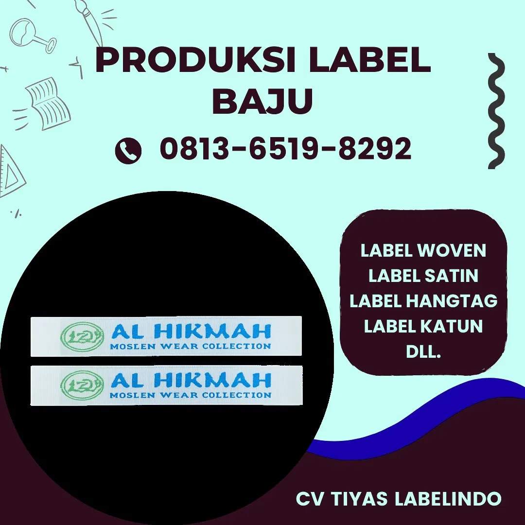Cetak Label Baju di Pakpak Bharat, Label Woven Pakpak Bharat, Bikin Label Baju Pakpak Bharat, Pembuatan Label Baju Pakpak Bharat, Pesan Label Merk Baju Pakpak Bharat Cetak Label Pakpak Bharat, Label Baju Terdekat Pakpak Bharat