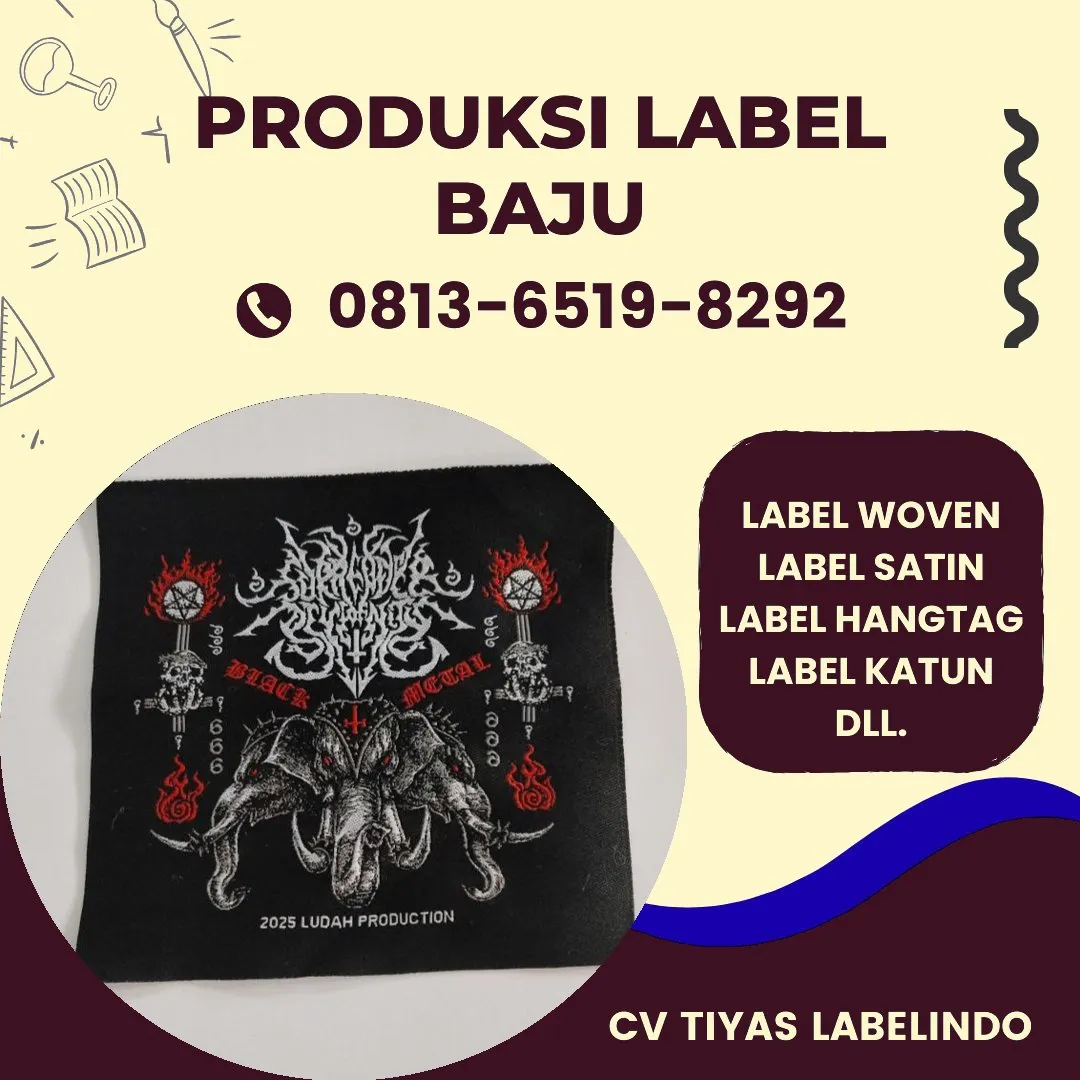 Cetak Label Baju di Binjai, Label Woven Binjai, Bikin Label Baju Binjai, Pembuatan Label Baju Binjai, Pesan Label Merk Baju Binjai Cetak Label Binjai, Label Baju Terdekat Binjai