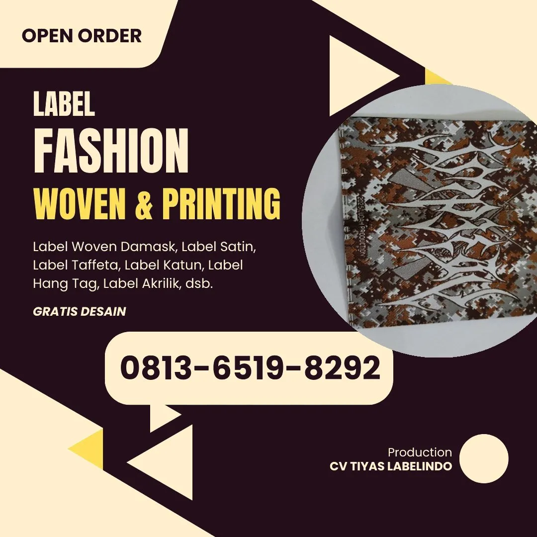 Cetak Label Baju di Padang Sidempuan, Label Woven Padang Sidempuan, Bikin Label Baju Padang Sidempuan, Pembuatan Label Baju Padang Sidempuan, Pesan Label Merk Baju Padang Sidempuan Cetak Label Padang Sidempuan, Label Baju Terdekat Padang Sidempuan