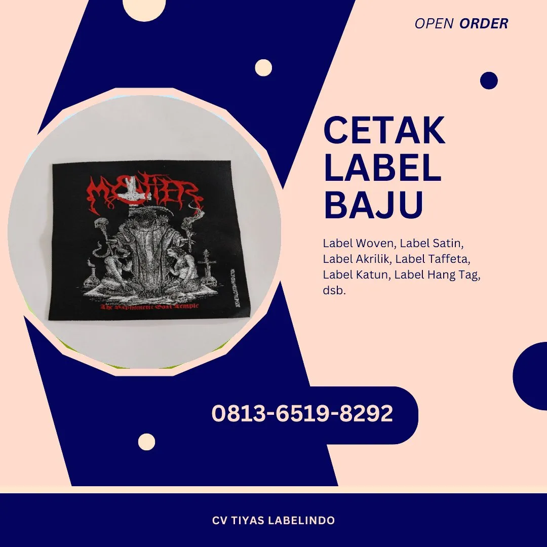Cetak Label Baju Sibolga, 0813-6519-8292 (WA)