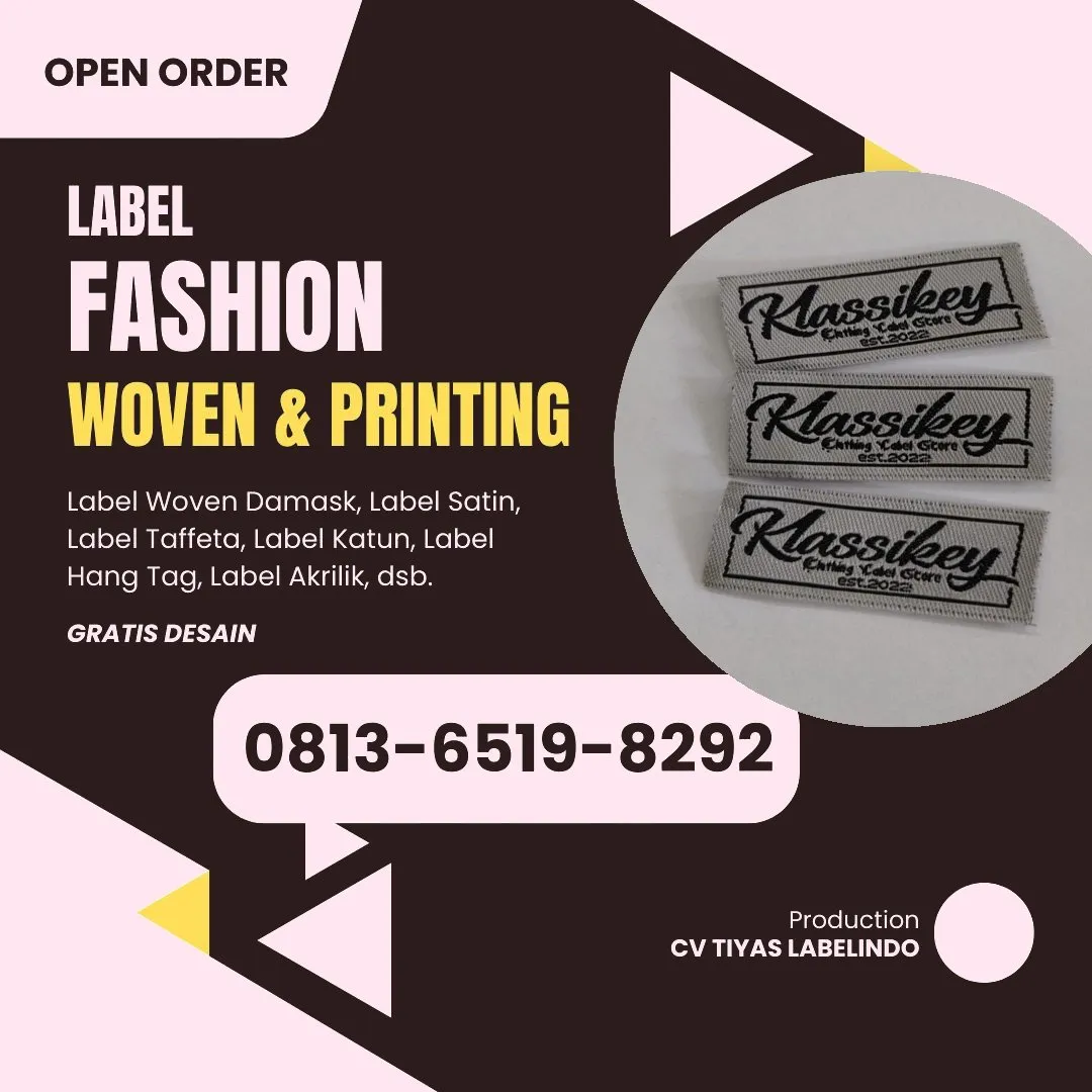 Cetak Label Baju di Tebing Tinggi, Label Woven Tebing Tinggi, Bikin Label Baju Tebing Tinggi, Pembuatan Label Baju Tebing Tinggi, Pesan Label Merk Baju Tebing Tinggi Cetak Label Tebing Tinggi, Label Baju Terdekat Tebing Tinggi