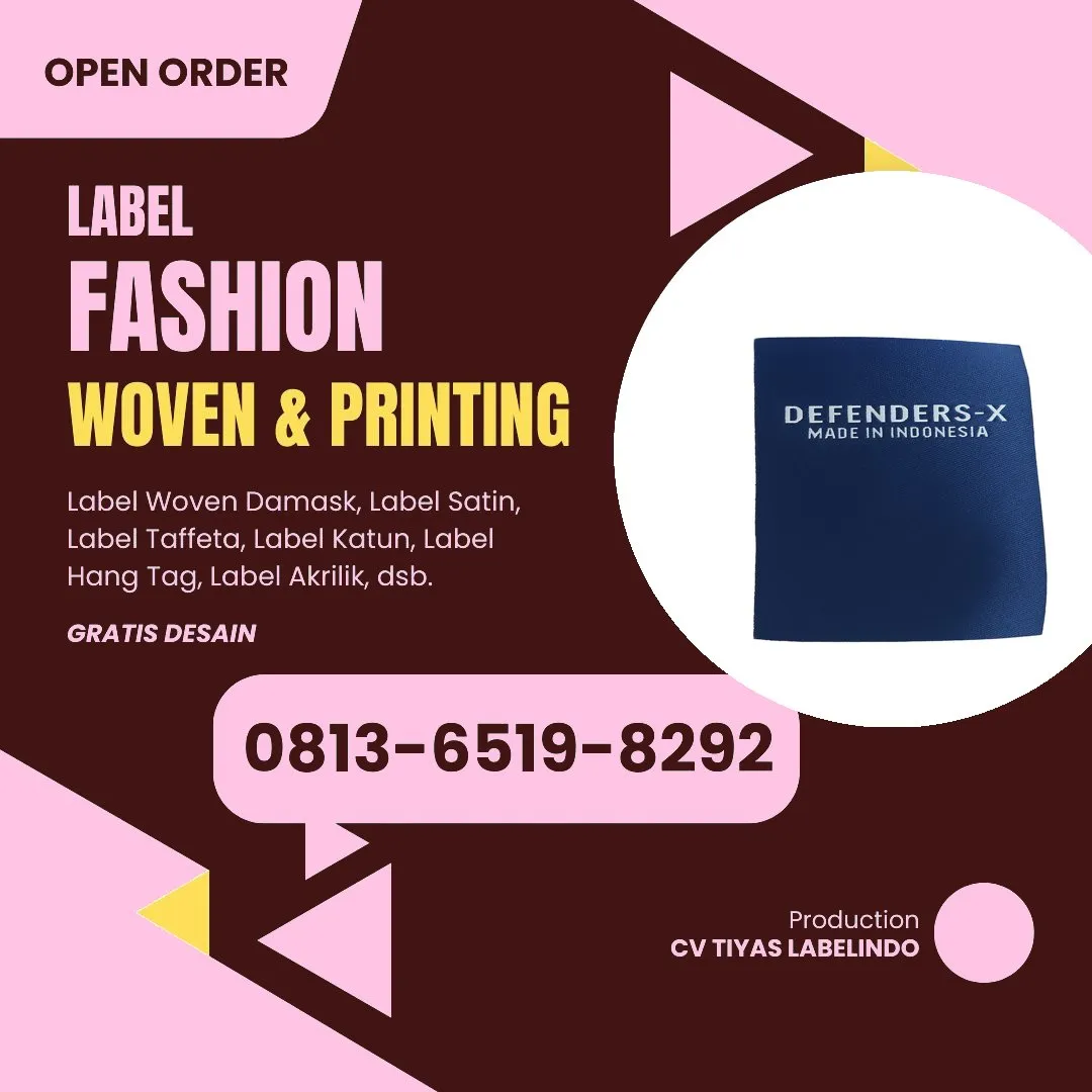 Label Hijab Akrilik