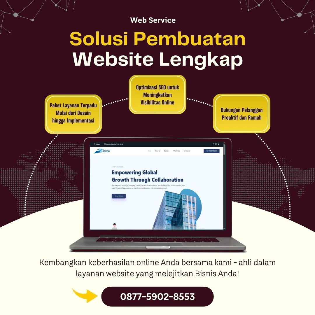 Jasa Pembuatan Web Kesesi Pekalongan Kreatif, Cepat, Solusi Website Terbaik