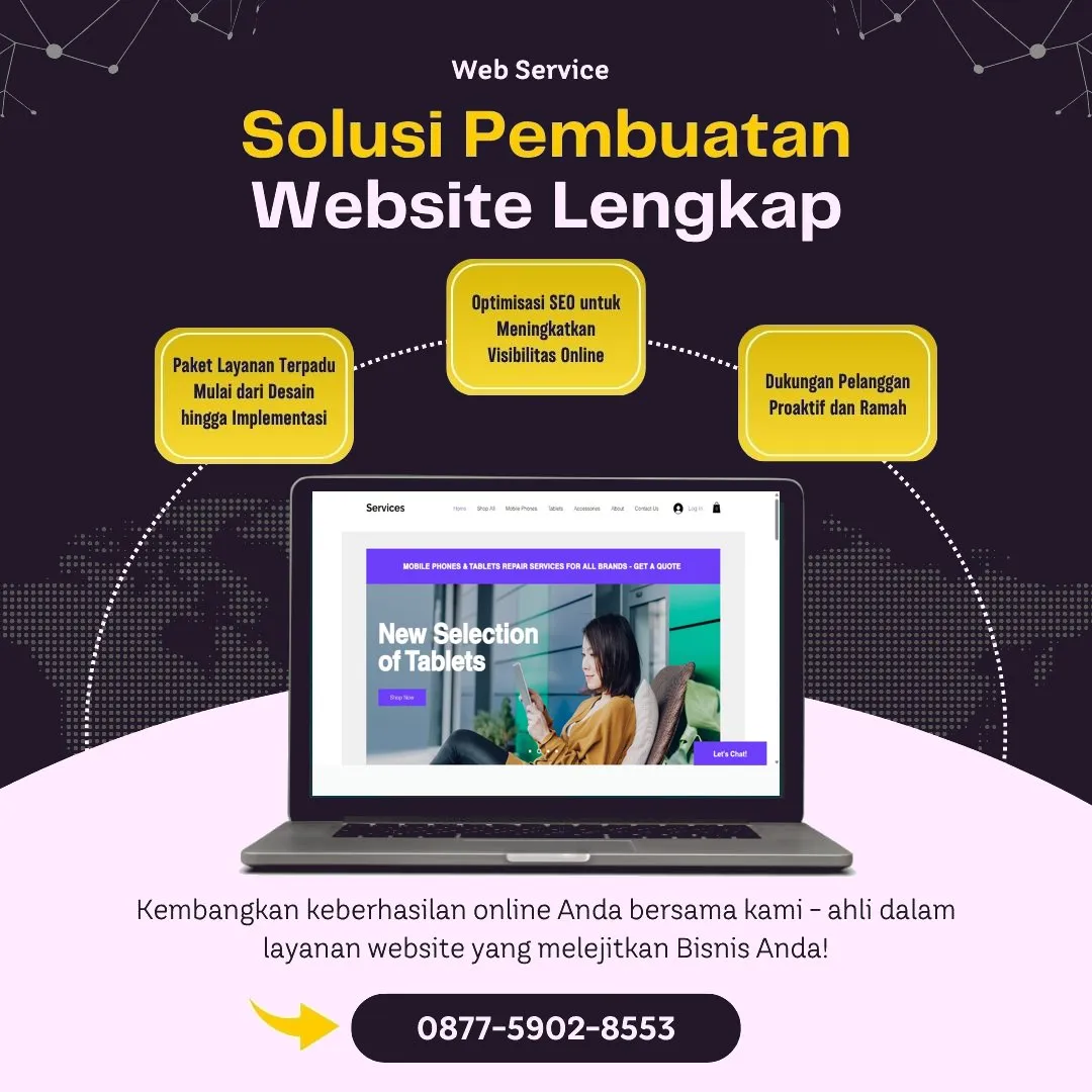 Jasa Pembuatan Web Kajen Pekalongan Kreatif, Cepat, Website Optimal