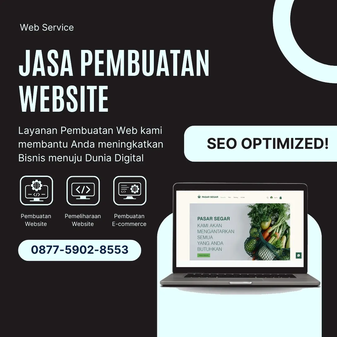 Jasa Pembuatan Web Bojong Pekalongan Modern, Responsif, Kualitas Terjamin