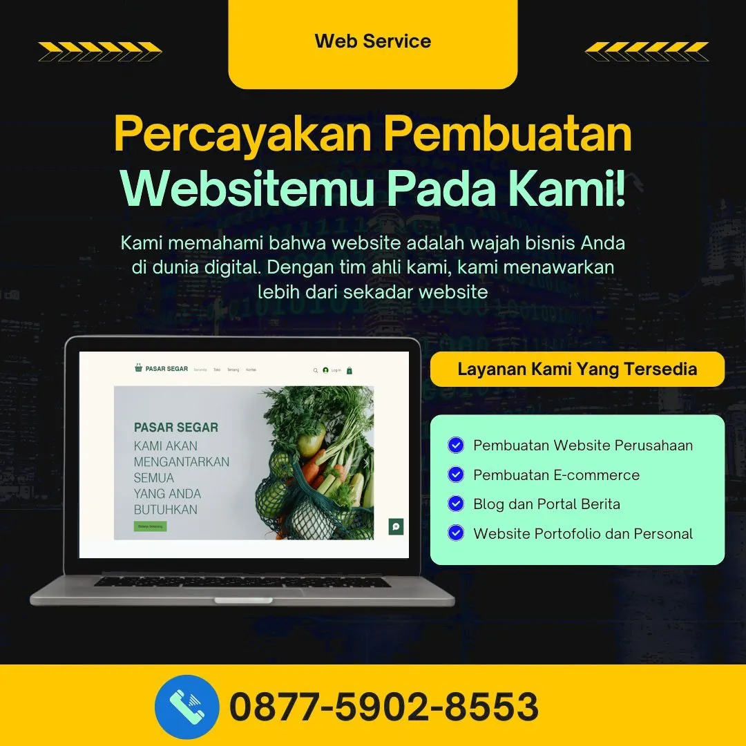 Jasa Pembuatan Web Watukumpul Pemalang Cepat, Andal, Harga Bersahabat