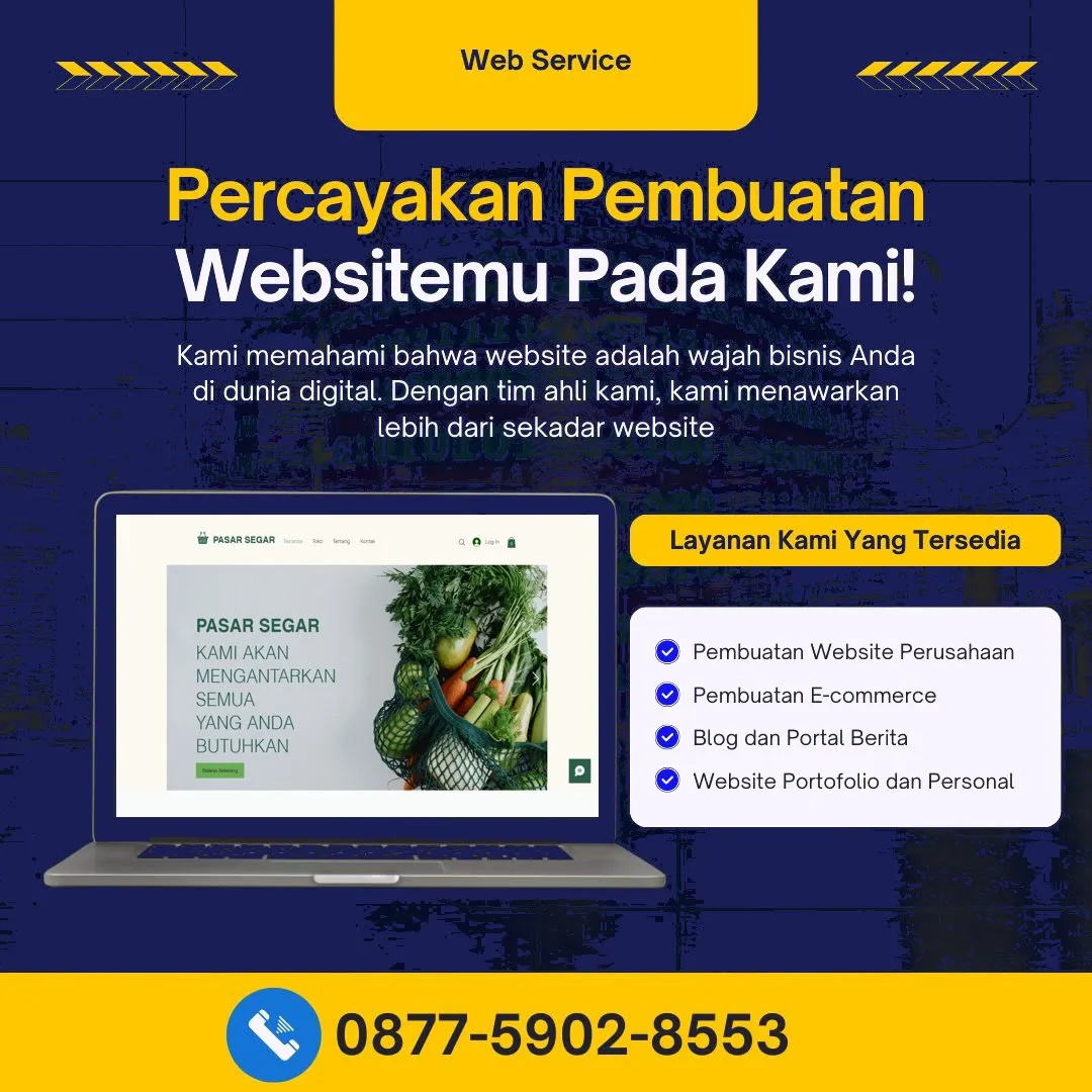 Jasa Pembuatan Web Purbalingga Profesional, Cepat, Kualitas Maksimal