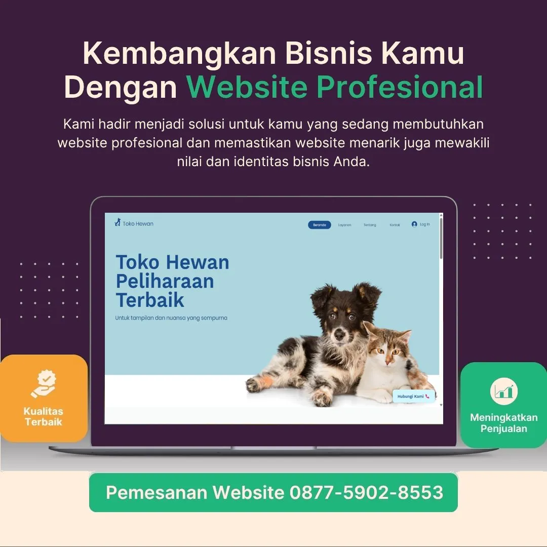 Jasa Pembuatan Web Kalimanah Purbalingga Profesional, Cepat, Harga Terjangkau