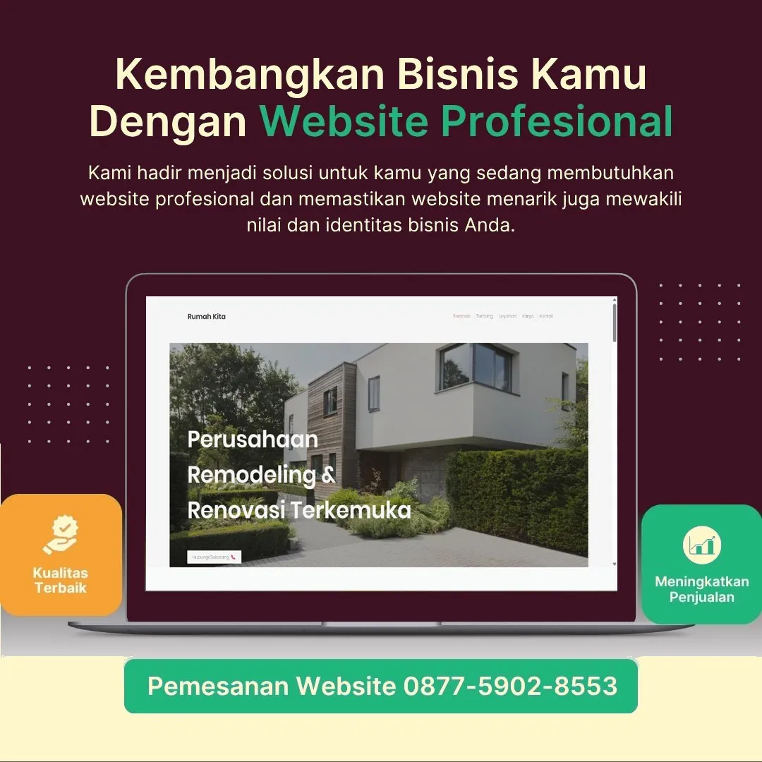 Jasa Pembuatan Web Tangen Sragen Profesional, Cepat, Harga Terjangkau