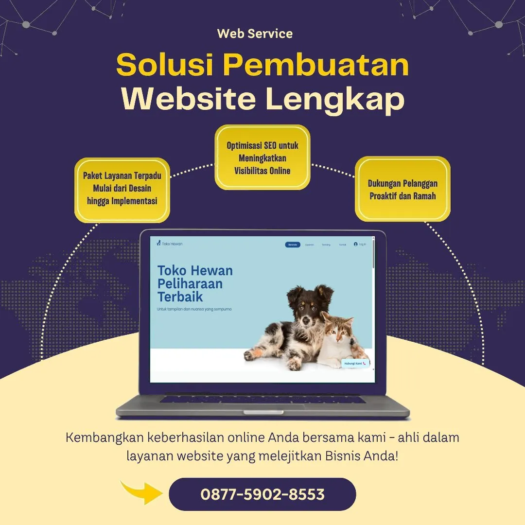 Jasa Pembuatan Web Bendosari Sukoharjo Cepat, Kreatif, Website Optimal