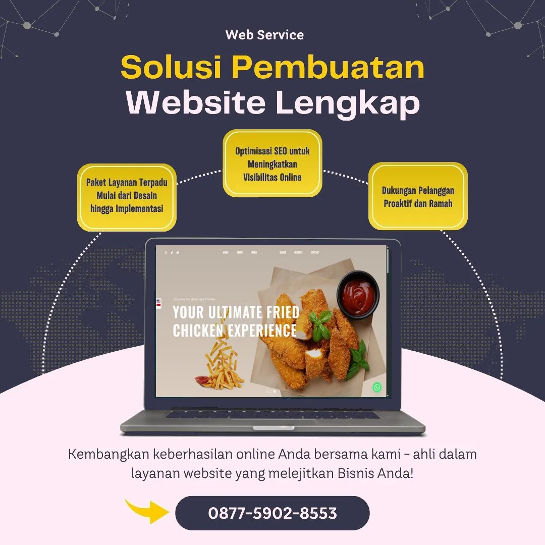 Jasa Pembuatan Web Tretep Temanggung Profesional, Modern, Website Berkualitas