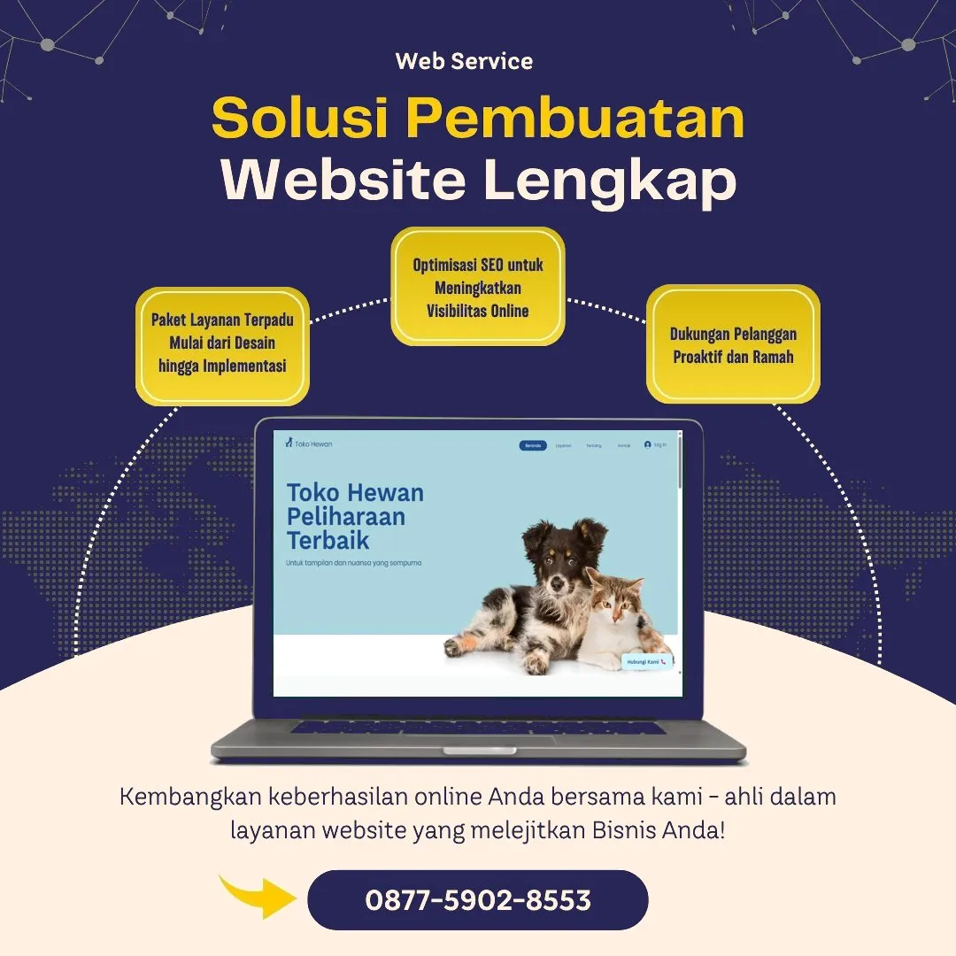 Jasa Pembuatan Web Pringsurat Temanggung Profesional, Modern, Hasil Terjamin