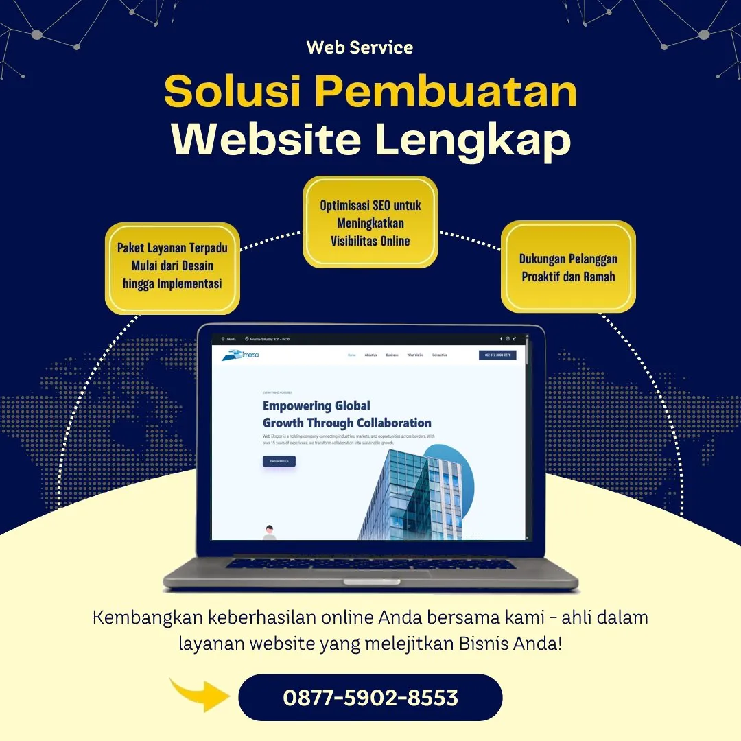 Jasa Pembuatan Web Candiroto Temanggung Profesional, Modern, Hasil Terjamin