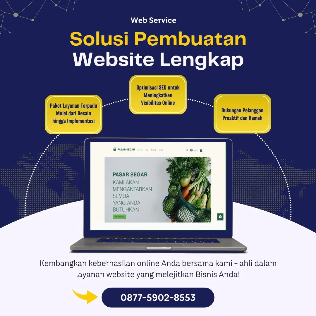 Jasa Pembuatan Web Ngadirojo Wonogiri Cepat, Kreatif, Harga Terjangkau