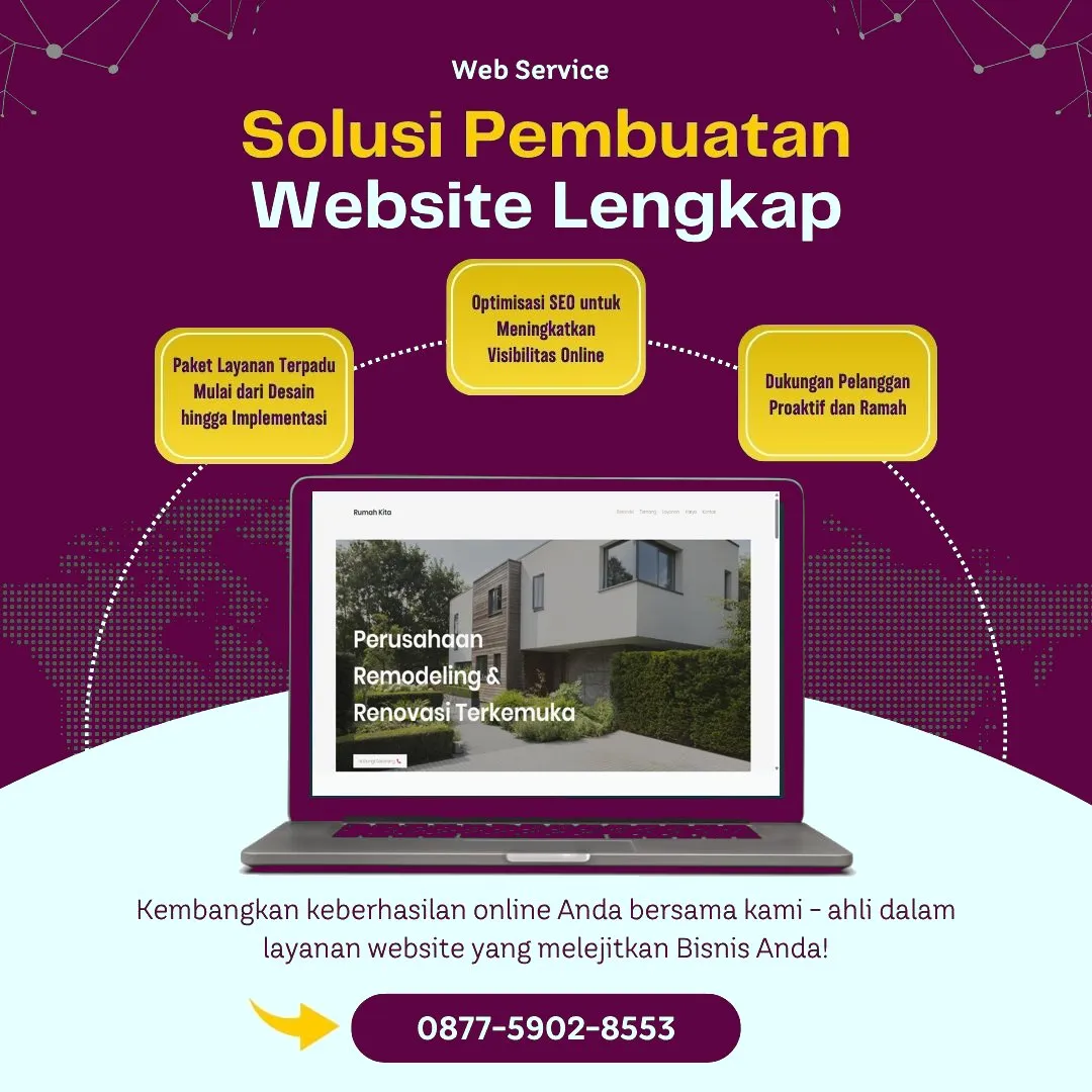 Jasa Pembuatan Web Jatiroto Wonogiri Profesional, Cepat, Harga Terjangkau