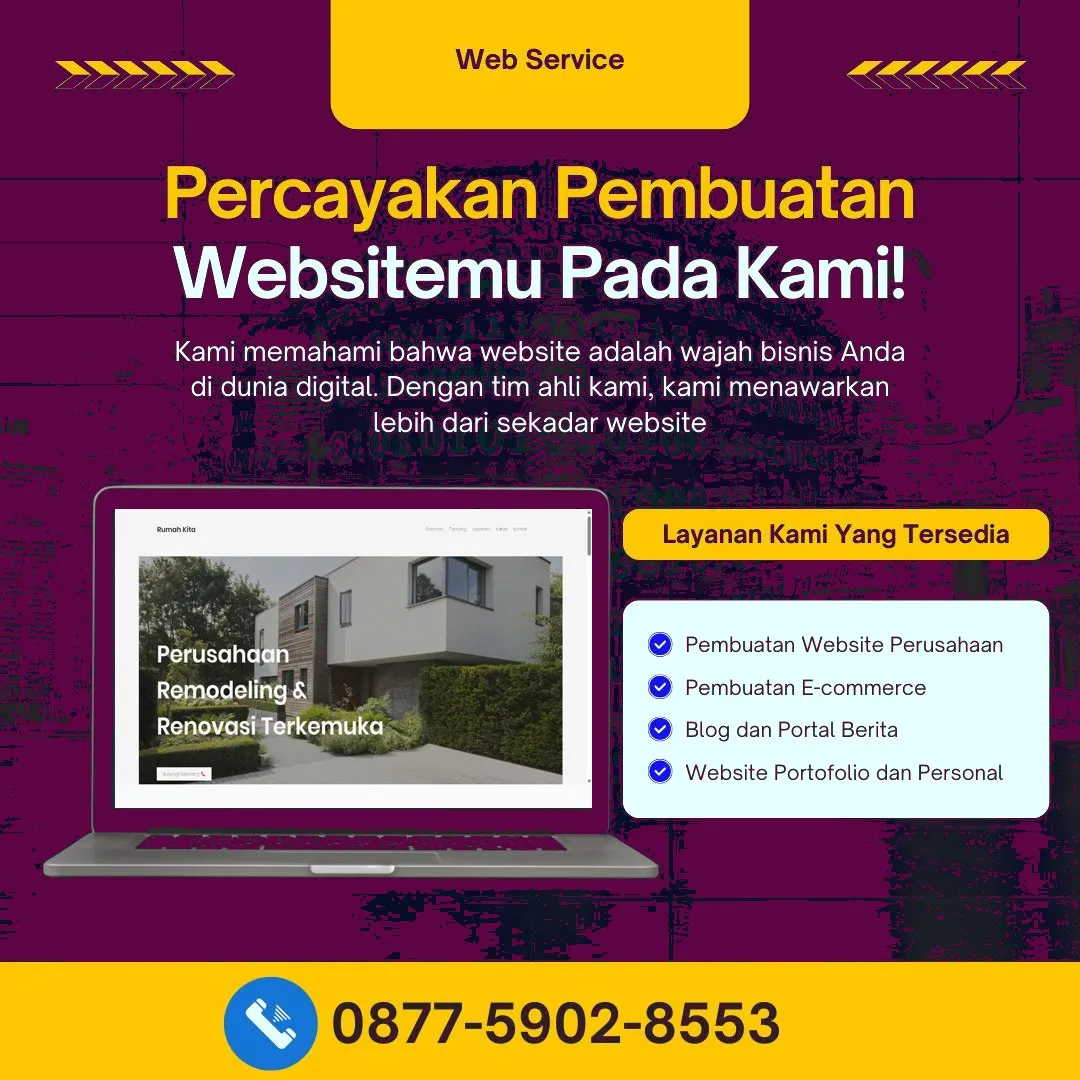 Jasa Pembuatan Web Bojongloa Kaler Bandung Modern, Efisien, Harga Bersahabat