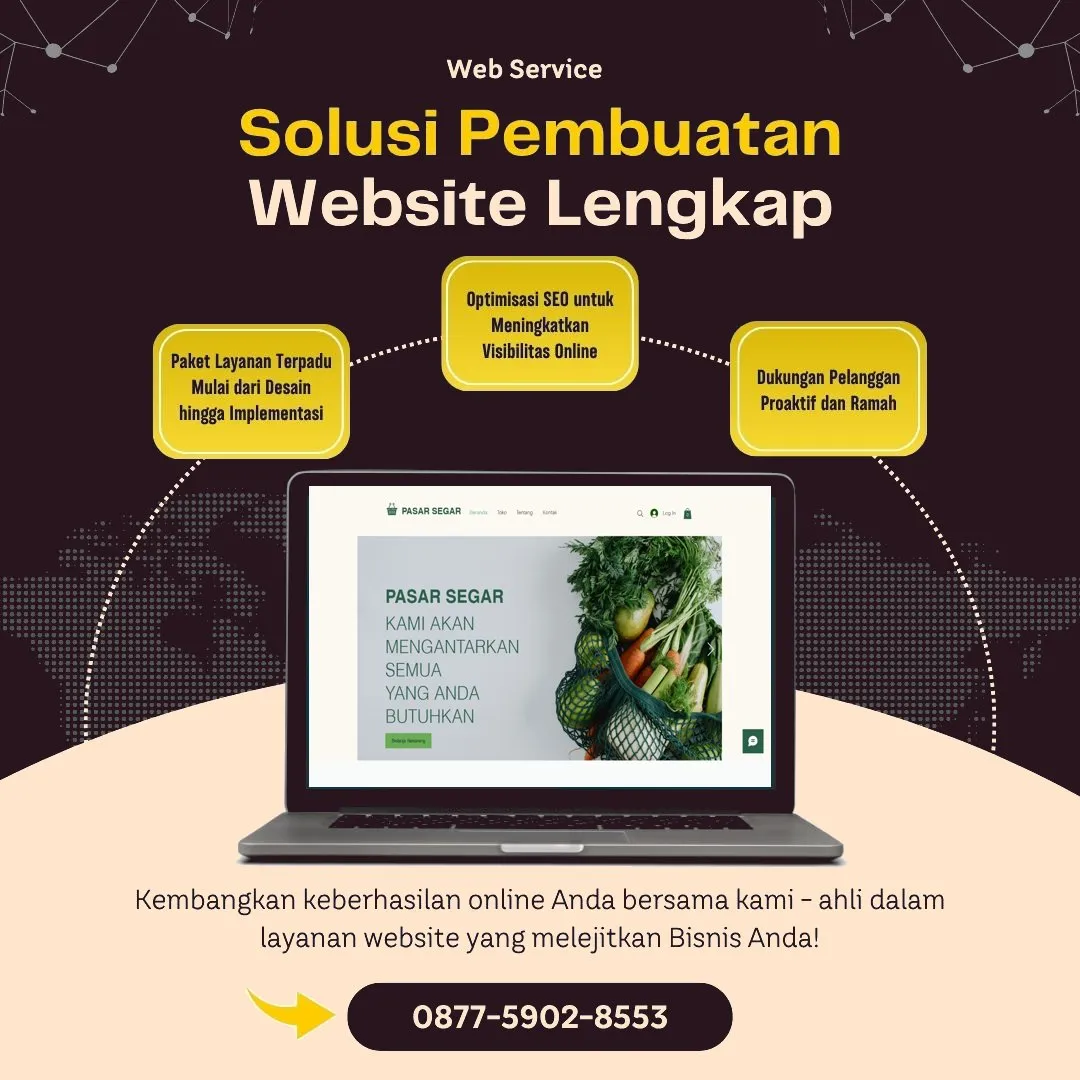 Jasa Pembuatan Web Cicendo Bandung Andal, Cepat, Desain Profesional Berkualitas