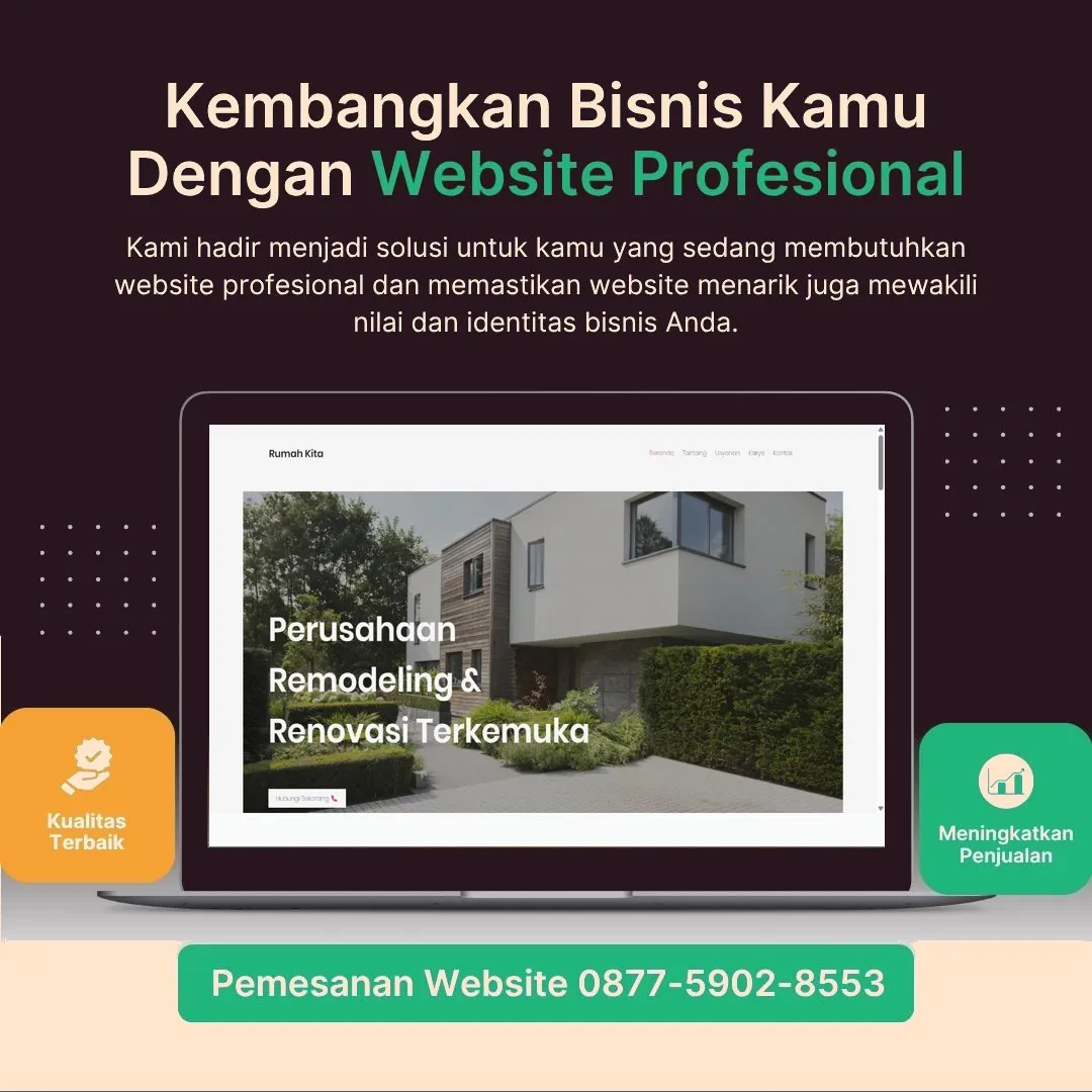 Jasa Pembuatan Web Cidadap Bandung Cepat, Kreatif, Harga Bersahabat