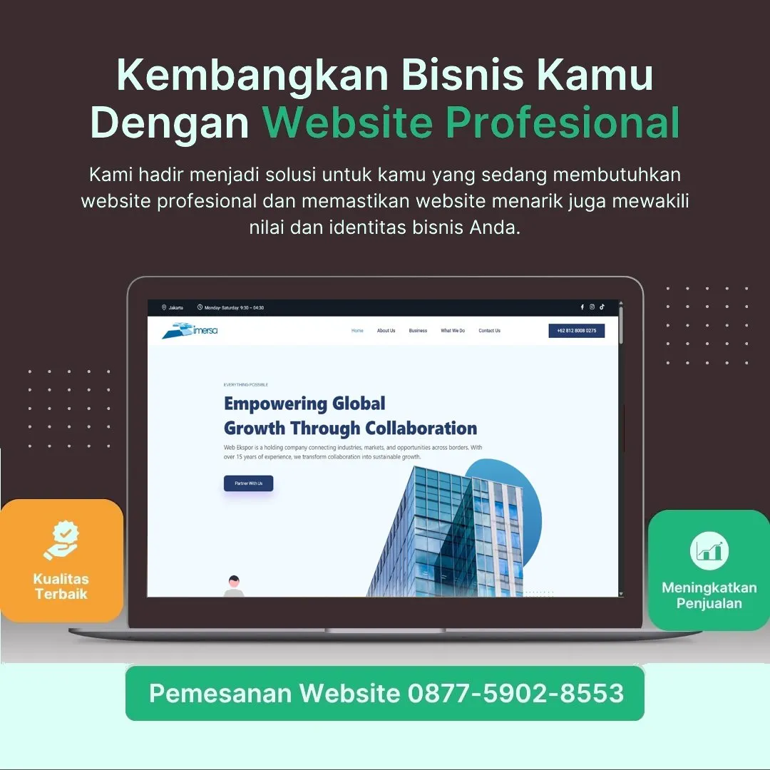 Jasa Pembuatan Web Lengkong Bandung Cepat, Kreatif, Harga Bersahabat