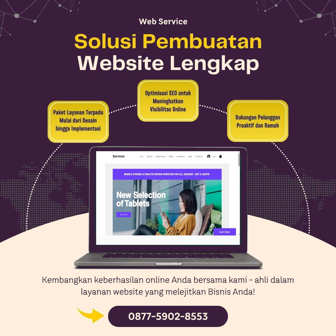 Jasa Pembuatan Web Regol Bandung Profesional, Cepat, Desain Berkualitas