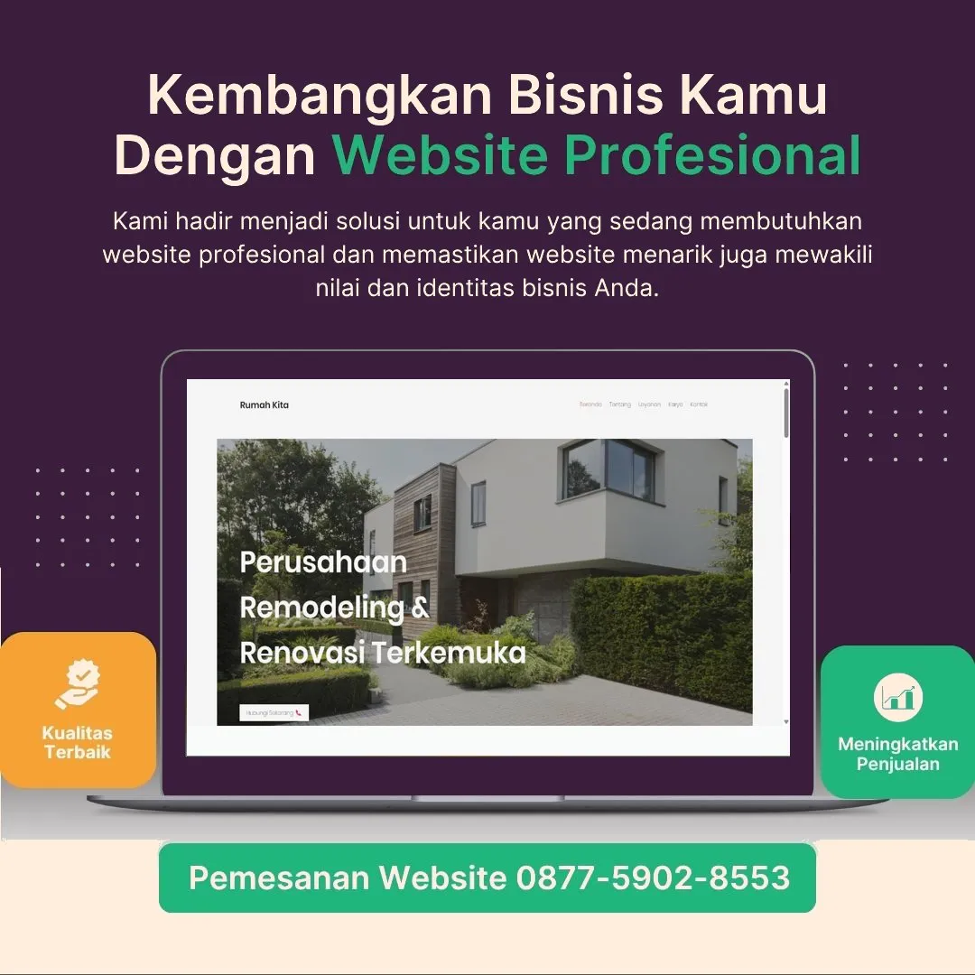 Jasa Pembuatan Web Sukajadi Bandung Cepat, Kreatif, Harga Terjangkau