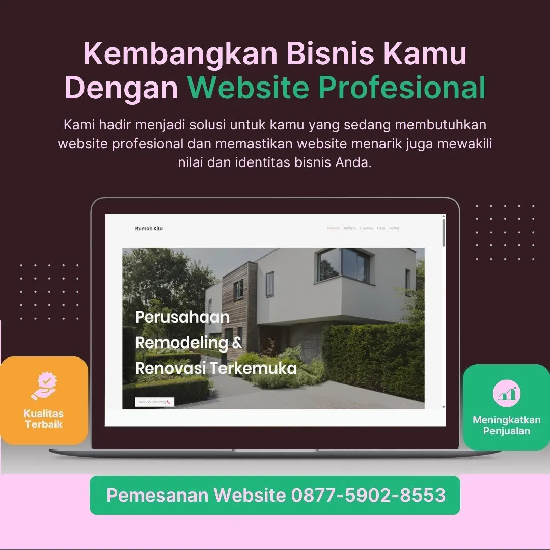 Jasa Pembuatan Web Nanggung Bogor Cepat, Profesional, Harga Terjangkau