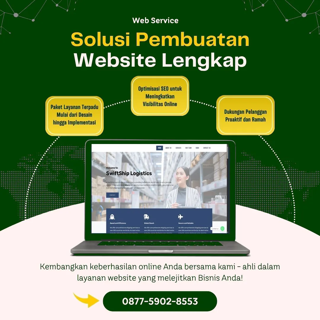 Jasa Pembuatan Web Pamarican Ciamis Andal, Kreatif, Harga Bersahabat