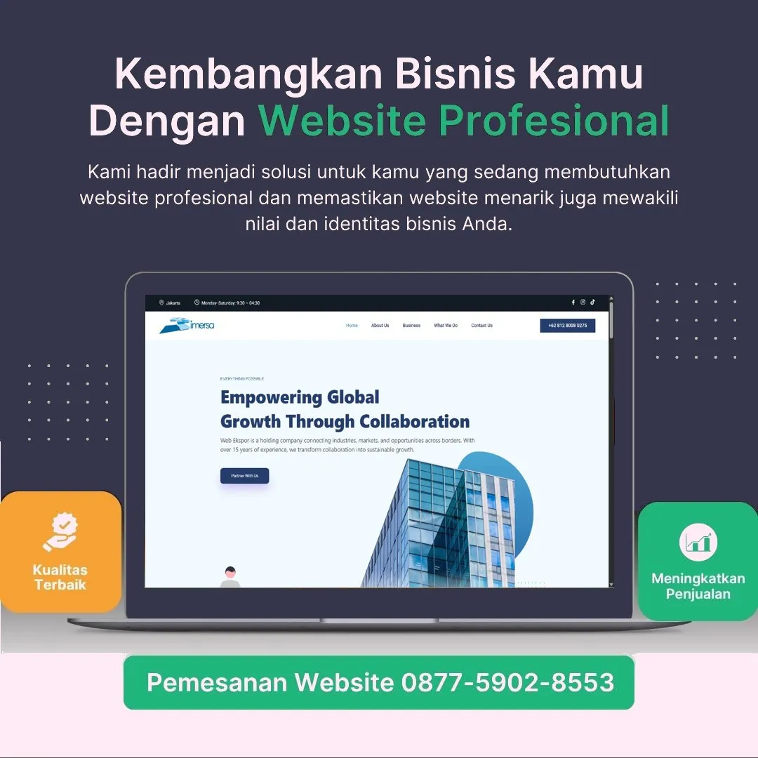 Jasa Pembuatan Web Cianjur Profesional dengan Desain Modern Berkualitas