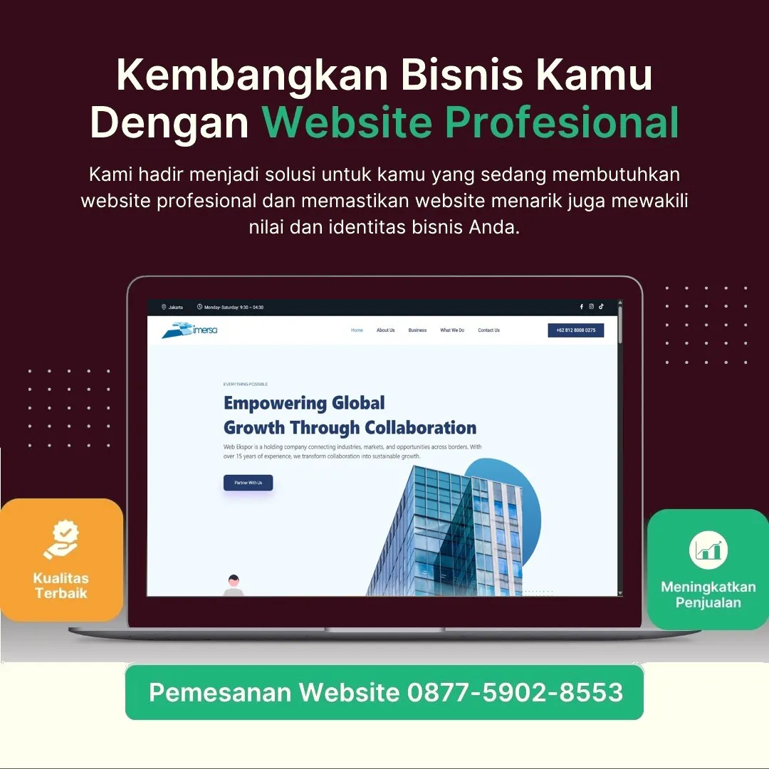 Jasa Pembuatan Web Cinere Depok Terpercaya dengan Harga Kompetitif