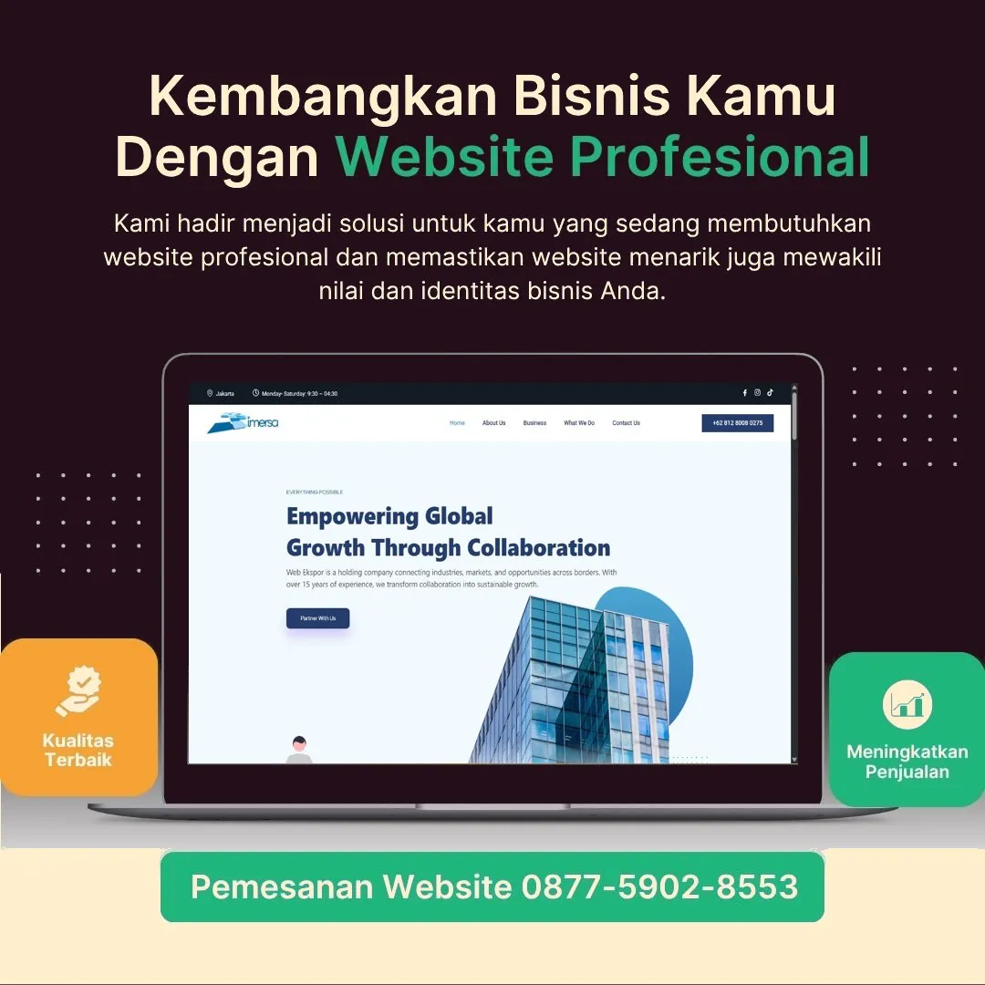 Jasa Pembuatan Web Cikedung Indramayu Profesional dengan Harga Terjangkau