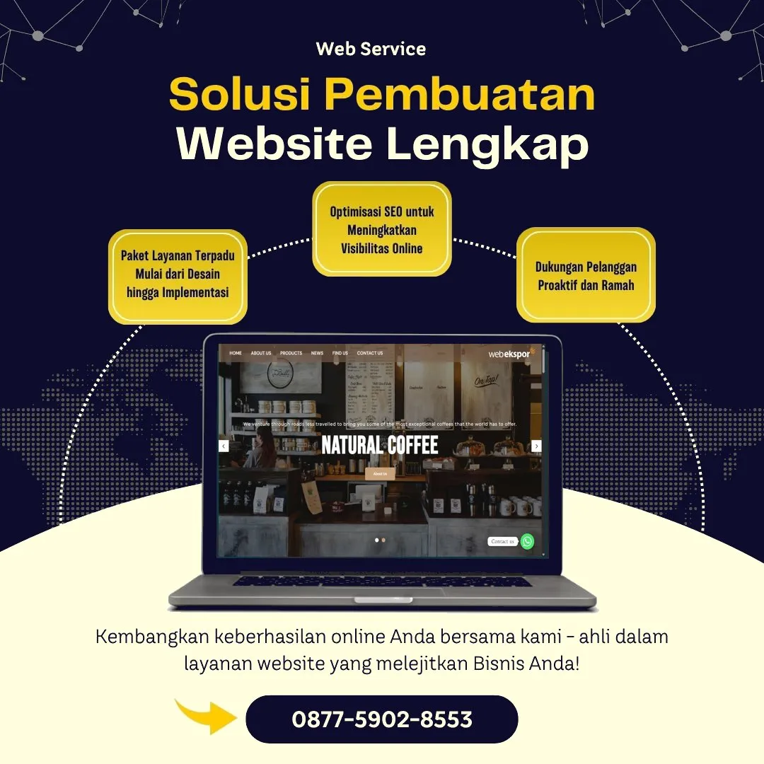 Jasa Pembuatan Web Hantara Kuningan Handal dengan Desain Modern