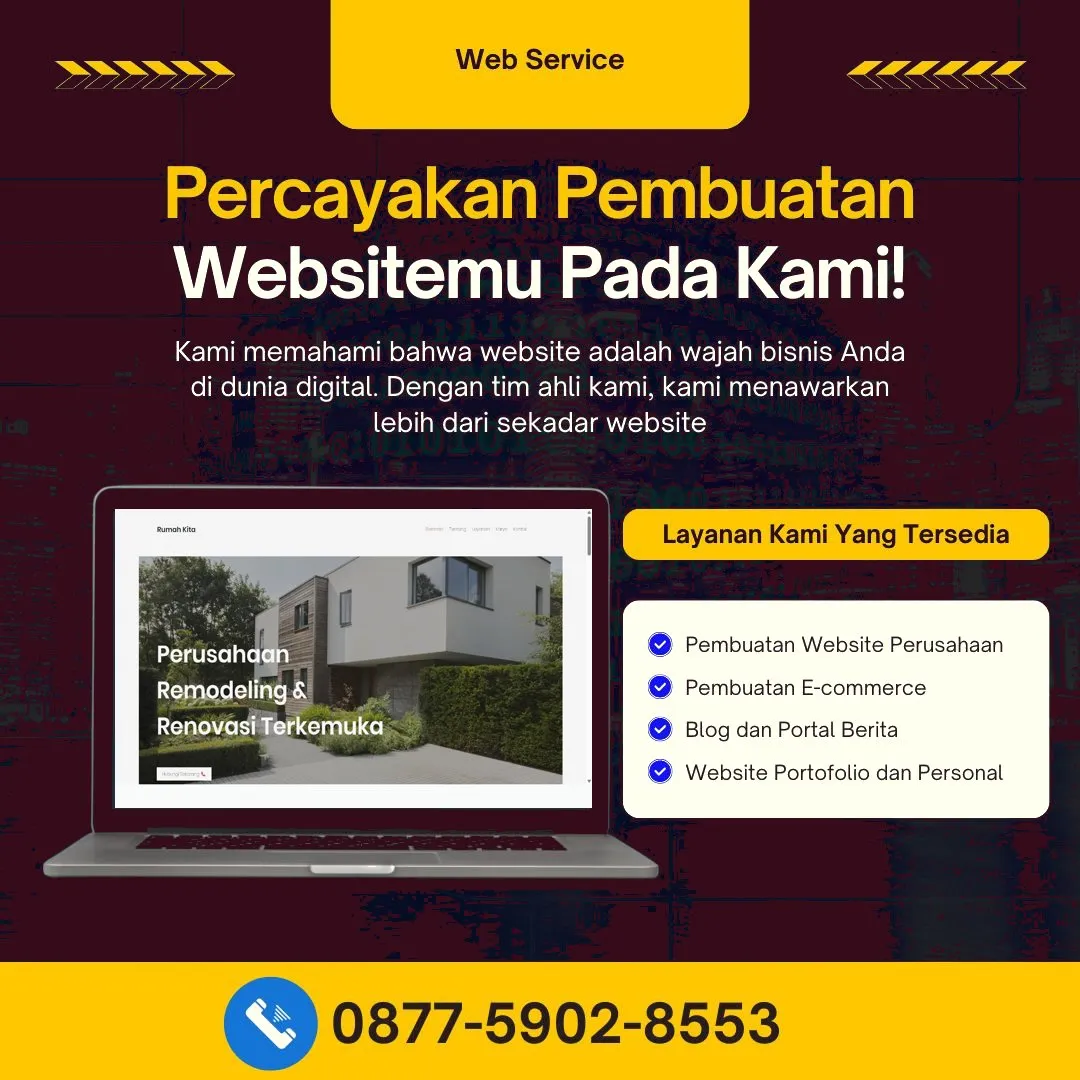 Jasa Pembuatan Web Tanjungsiang Subang Modern dan Ramah di Kantong