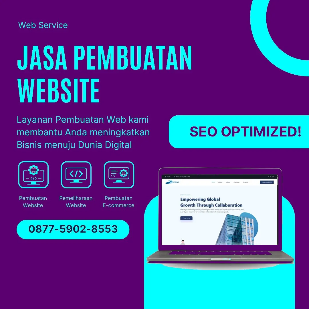 Jasa Pembuatan Web Ciambar Sukabumi Modern dan Ramah di Kantong