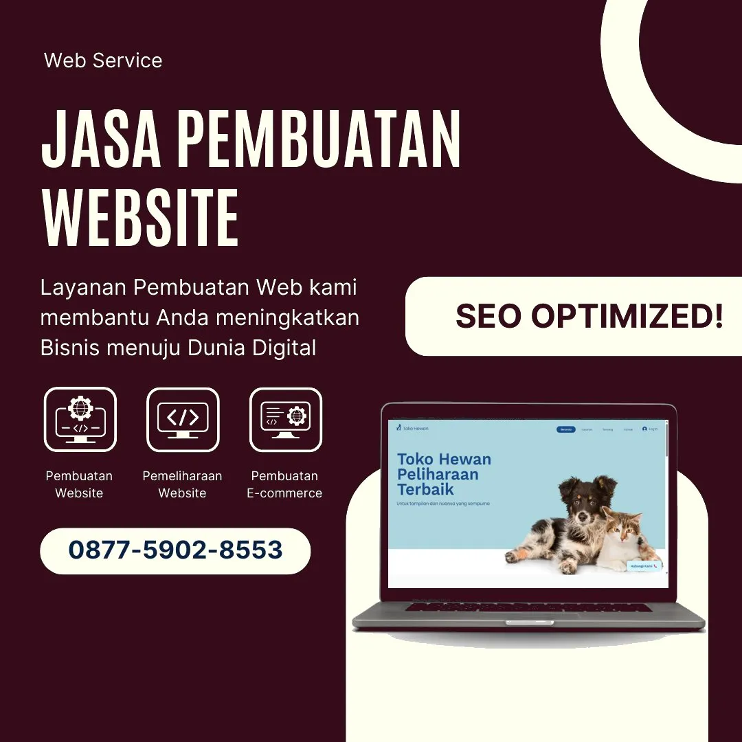 Jasa Pembuatan Web Jampang Kulon Sukabumi Desain Modern dengan Kualitas Terbaik