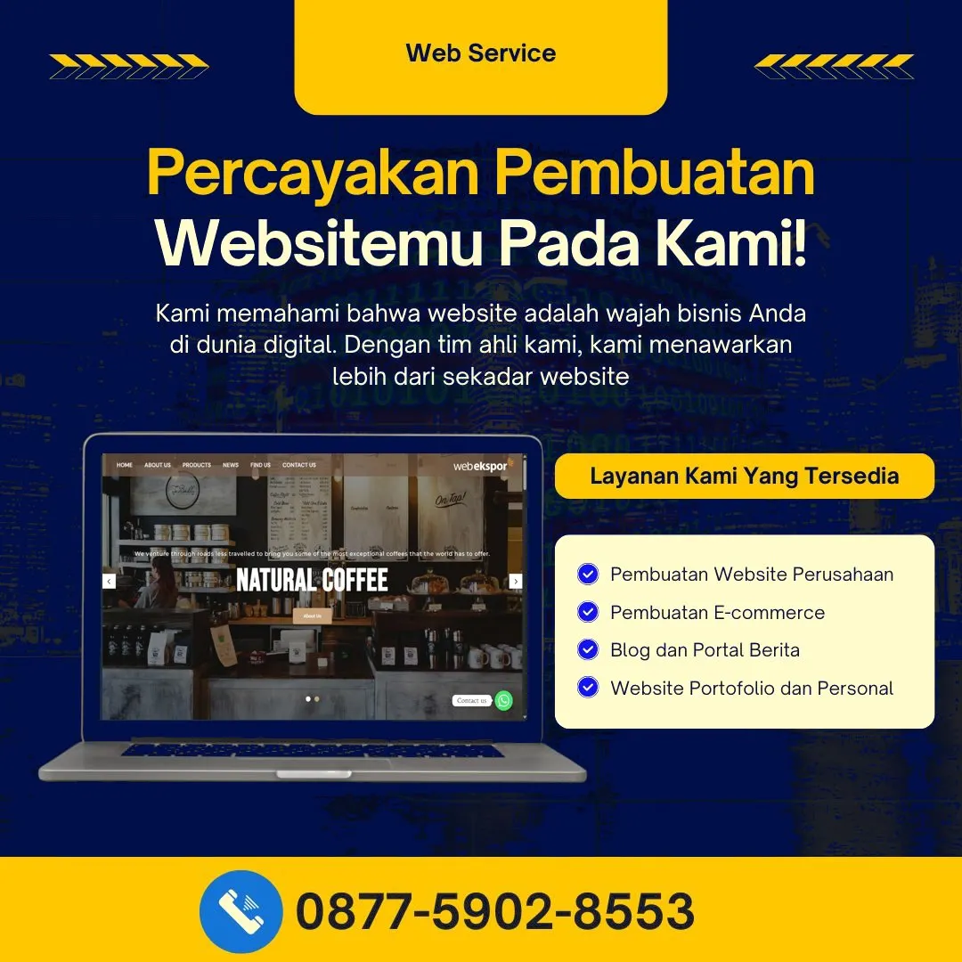 Jasa Pembuatan Web Jatinangor Sumedang Efisien, Profesional, dan Berkualitas