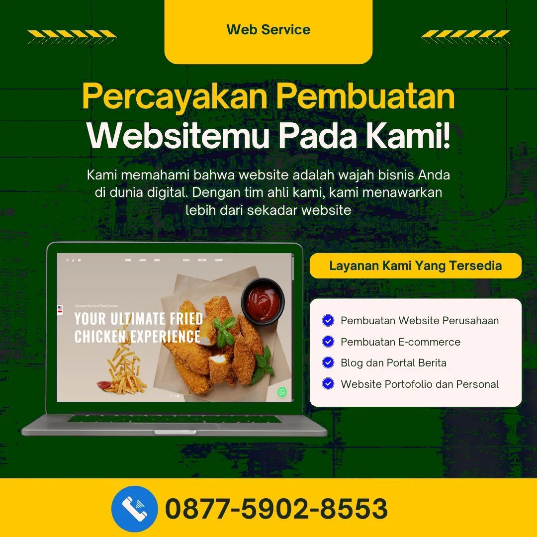 Jasa Pembuatan Web Jatiwaras Tasikmalaya Terpercaya, Cepat, dan Hemat Biaya