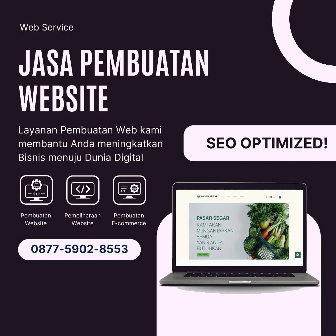 Jasa Pembuatan Web Sukaraja Tasikmalaya Andal, Kreatif, dan Terjangkau
