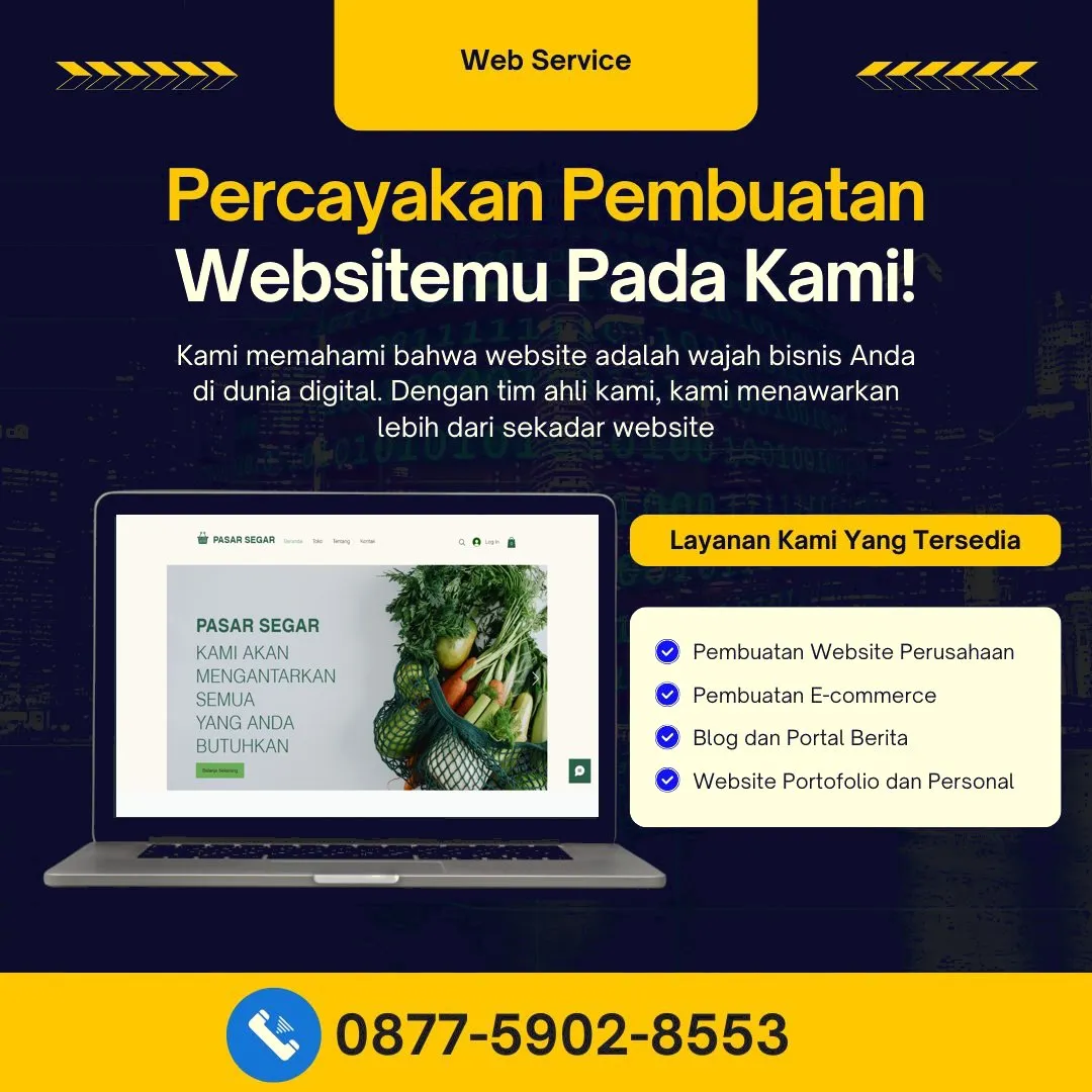 Jasa Pembuatan Web Kawalu Tasikmalaya Efisien, Terpercaya, Terjangkau