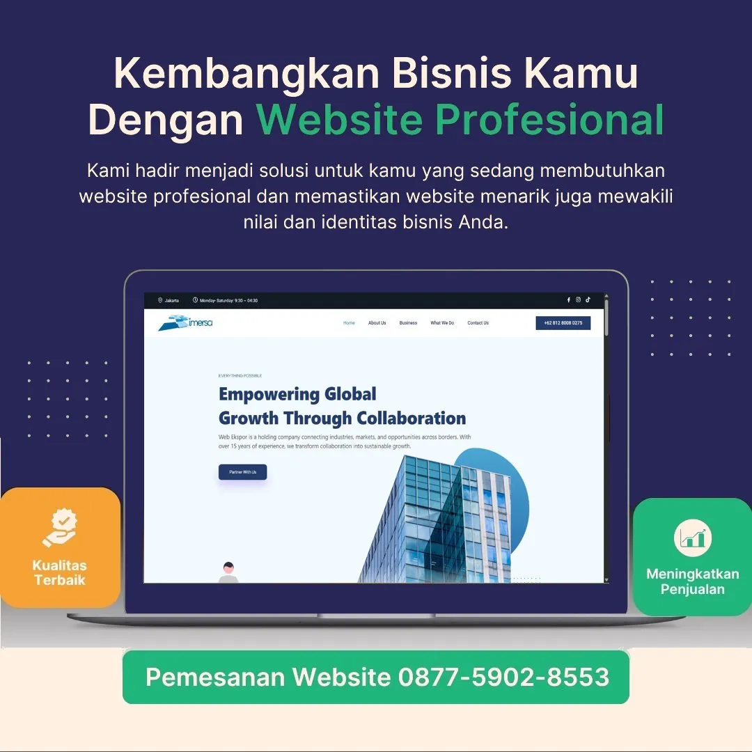 Jasa Pembuatan Web Perak Jombang Modern dengan Desain Responsif