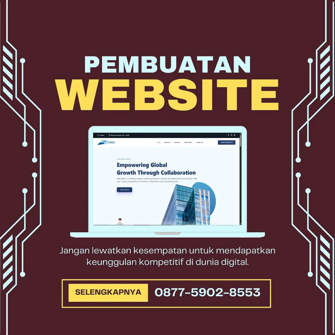 Jasa Pembuatan Web Kembangan Jakarta Barat Profesional, Kreatif, Biaya Hemat
